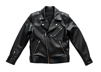 Black Leather Motorcycle Jacket