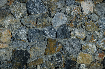 Grey natural stone wall background