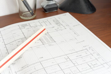 建築設計製図　建築士試験　エスキース
Drafting　