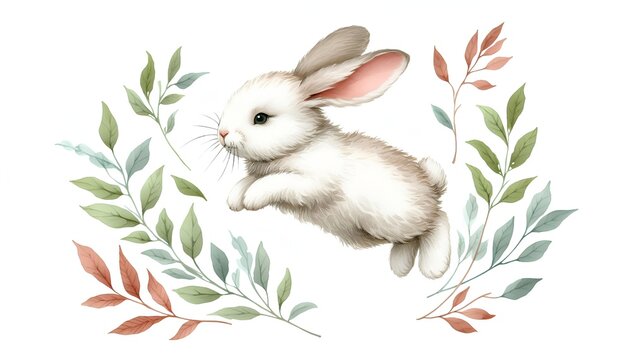 Cute and beautiful animal cartoon artwork