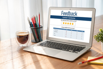 Customer feedback and review analysis by modish computer software for corporate business