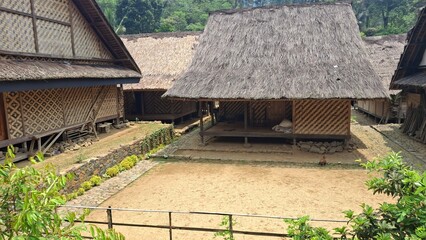 house made of bamboo and wood