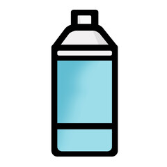 vector illustration of a bottle