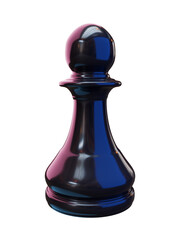 black chess pawn