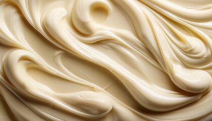 Melted White Chocolate Texture