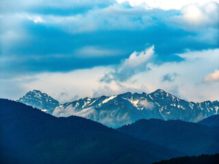 mountains and clouds. mountain, snow, landscape, mountains, sky, winter, nature, alps, peak, clouds, ice, glacier, cold, rock, travel, panorama, high, himalaya, view, alpine, ski, cloud, top, nepal, w