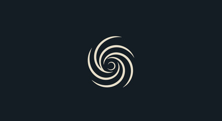 Elegant Swirl Design: A Captivating Circular Motion.