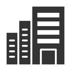 Enterprise Icon Glyph Style. Vector Illustration Design