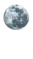 Full moon, pixelated