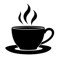 A simple, dark,  bowl shape,  highlighted in white