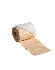 Rolled bandage, light beige/cream color, showing a double layer