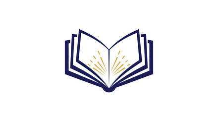 Open book radiating golden light symbolizing knowledge and wisdom.