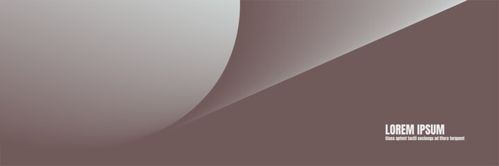 Elegant abstract background with smooth curves and a subtle gradient from light grey to warm brown, offering a modern and sophisticated backdrop with ample copy space.