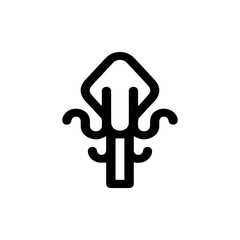 Abstract Octopus Illustration