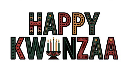 Hanukkah greeting card design centered around a stylized, glowing menorah with eight candles radiating warm light banner created with generative ai