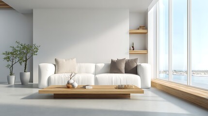 Elegant and Minimalist Living Room Interior Design