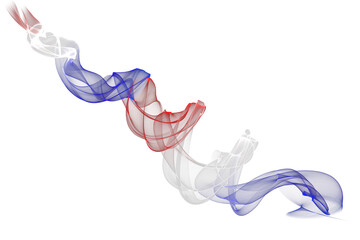 Waving rainbow colors and gradients overlay Blowing as a color wave or clouds and smoky light Effects colorful backgrounds