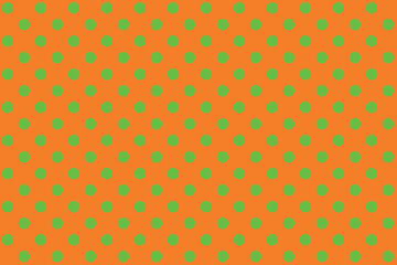polkadot background colour Chocolate and Green