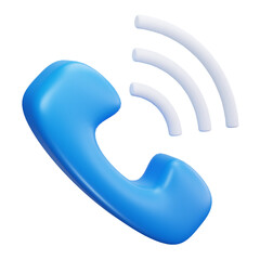 3D Incoming Phone Call Ringing Icon
