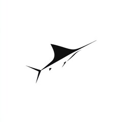 Obraz premium Simple marlin silhouette design