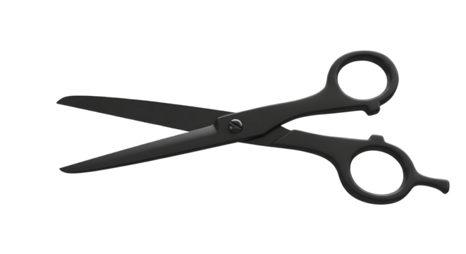 red black scissors icon isolated on white background, single cutting tool vector illustration, sharp stationery object, household accessory for paper, fabric, craft, school supplies and office design  - Powered by Adobe