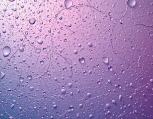 Water Droplets on Gradient Background