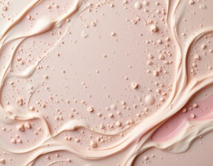 Creamy Pink Cosmetic Texture Background