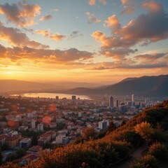 Cityscape at Golden Hour