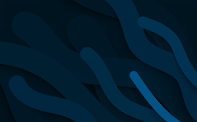 Blue abstract wave background with smooth flowing lines and elegant texture