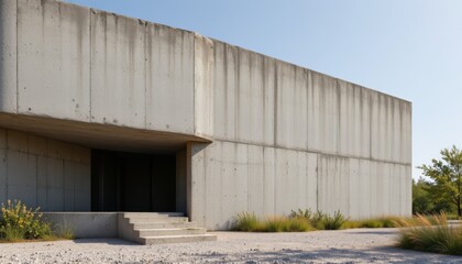 Modern Concrete Architecture Exterior