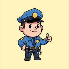 cartoon police officer