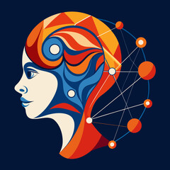 Data and AI Conceptual Vector Art