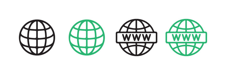 Global Aviation and Business Communication Icons