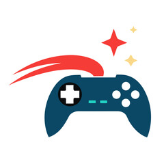 Soaring Game Console Vector Illustration: Modern Gaming Device Design for Creative Projects