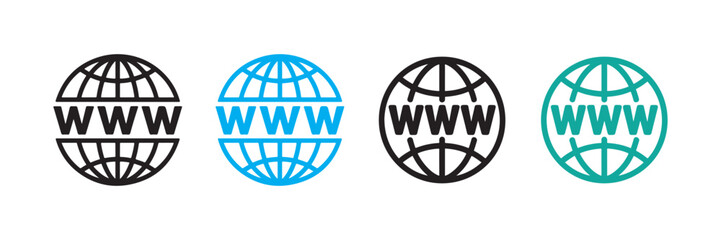 Airplane and Globe Symbol for Tourism