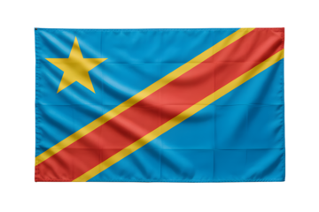 Democratic Republic of the Congo flag proudly waving symbolizing national pride and unity for patriotic celebrations