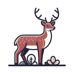 
deer illustration design