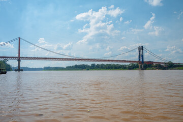 The Madre de Dios River, gateway to the Amazon rainforest of Madre de Dios, where the most biodiverse Amazon forests of Peru are found, and where the Tambopata National Reserve is located