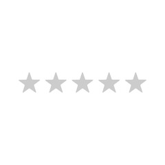 Zero stars customer quality symbol vector template
