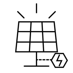 Green Energy Icon Set Renewable Power Sources Illustration icon