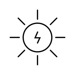 Green Energy Icon Set Renewable Power Sources Illustration icon