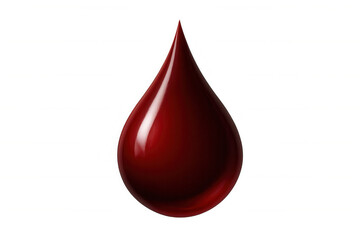 Obraz premium Blood drop vector illustration representing donation, health, medicine, and life, on a transparent background