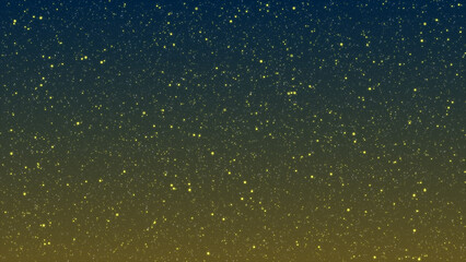 無数の星とマジックアワーの背景素材