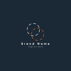 Intersecting Dashed Circles Logo
