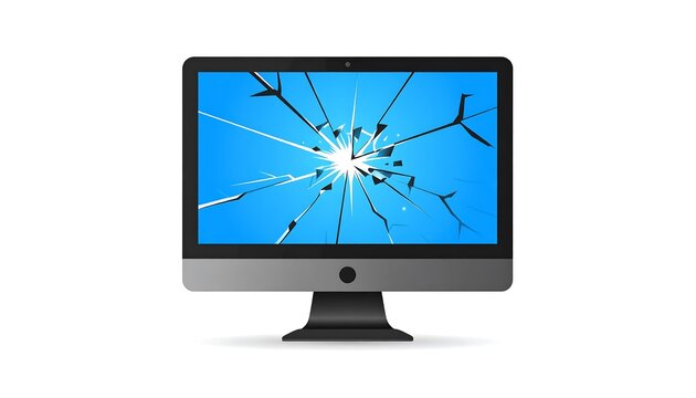 Broken Computer Screen Repair Service.