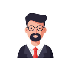 Minimal Flat-Style Character Illustrations for App Icons and UI Design