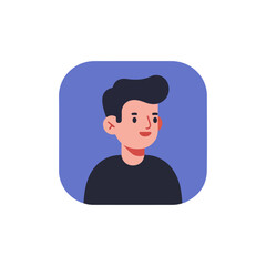 Minimal Flat-Style Character Illustrations for App Icons and UI Design