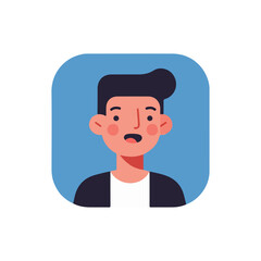 Minimal Flat-Style Character Illustrations for App Icons and UI Design