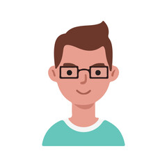 Minimal Flat-Style Character Illustrations for App Icons and UI Design