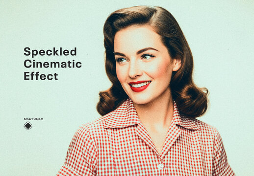 Speckled Cinematic Photo Effect